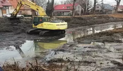 Postępy rewitalizacji zbiornika w Juszczynie