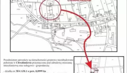 Przetarg na sprzedaż nieruchomości w Chwalimierzu