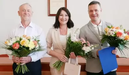 Uroczyste pożegnanie w średzkim starostwie