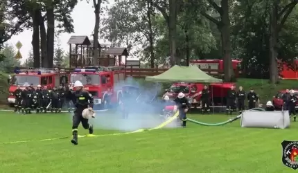 Powiatowe zawody sportowo – pożarnicze w Malczycach