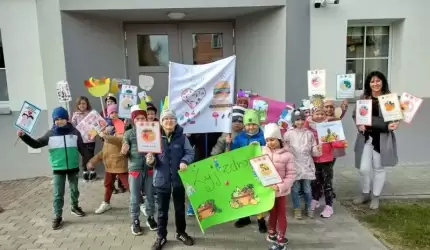 Parada zdrowia w Przedszkolu Publicznym nr 1