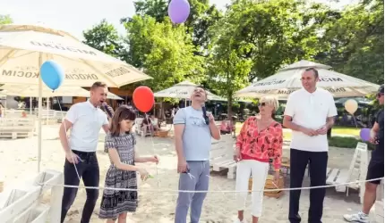 Oficjalne otwarcie plaży miejskiej KAYAK