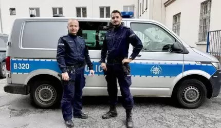 Policjanci zareagowali natychmiast. Interwencja w sytuacji zagrożenia życia