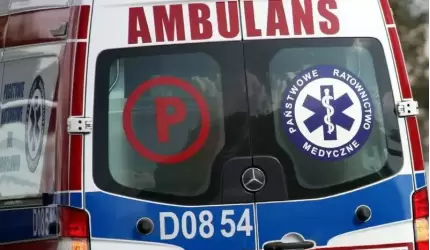 Wypadek w Ciechowie. Poszkodowany motocyklista