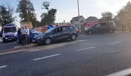 Wypadek na średzkiej obwodnicy