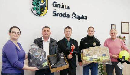 Nowy sprzęt dla strażaków z Gminy Środa Śląska!