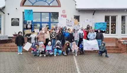 Uczniowie z Ciechowa świętują Międzynarodowy Dzień Praw Dziecka wspólnie z UNICEF