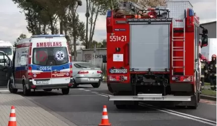 Wypadek! Poszkodowani kierowcy i dziecko