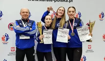 Kolejny sukces średzkich zawodniczek! 3 złote medale w Mistrzostwach Polski Karate WKF