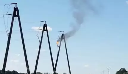 Słychać było wybuchy i pojawił się ogień...