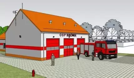 Projekt nowej remizy dla OSP Bukówek zatwierdzony