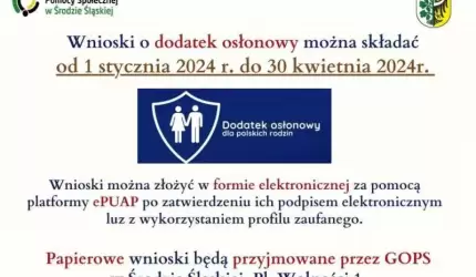 Opublikowano wniosek na dodatek osłonowy na rok 2024