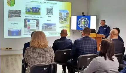 Odprawa roczna w Komendzie Powiatowej Policji w Środzie Śląskiej