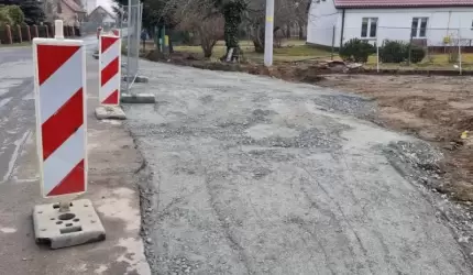 W Lutyni trwa przebudowa ul. Długiej i Porzeczkowej