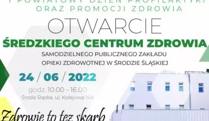 Wkrótce otwarcie Średzkiego Centrum Zdrowia!