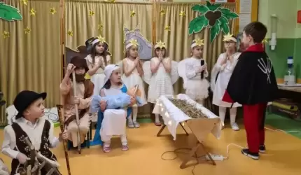 Jasełka w średzkim Przedszkolu Publicznym nr 1