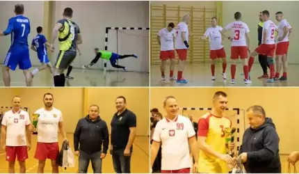 Strażacy z Komendy Wojewódzkiej najlepsi w turnieju piłki halowej w Miękini