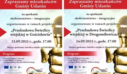 Integracyjne spotkania dla mieszkańców Gminy Udanin