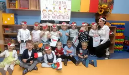 Święto Niepodległości radosnym dniem w przedszkolu nr 1