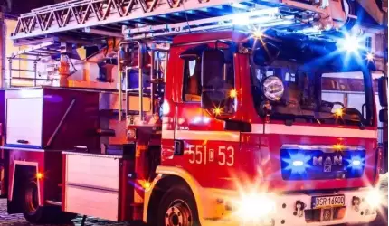 Pożar w budynku wielorodzinnym