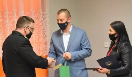 Dzień Strażaka w Chomiąży. Podziękowano OSP z terenu gminy Malczyce i Komendzie Powiatowej PSP