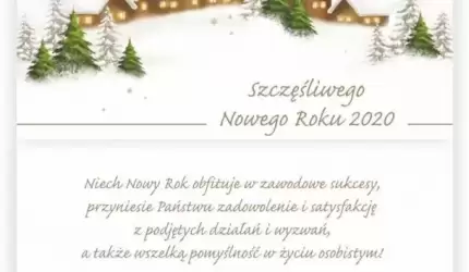 Szczęśliwego Nowego Roku 2020!