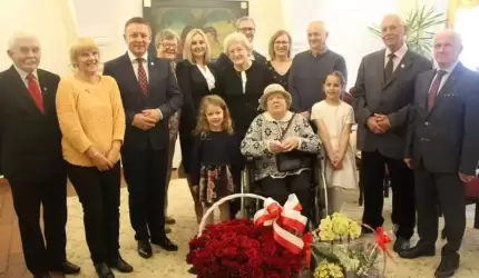 Na 100. urodzinach Pani Zofii Budziszewskiej