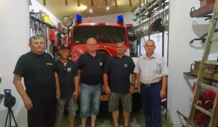 Wizyta strażaków z gminy Grossharthau w Malczycach