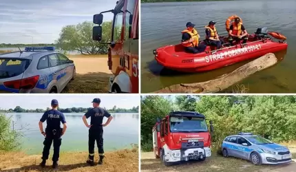 Średzcy policjanci i strażacy kontrolują akweny