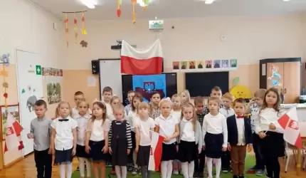 Święto Niepodległości w Przedszkolu w Ciechowie