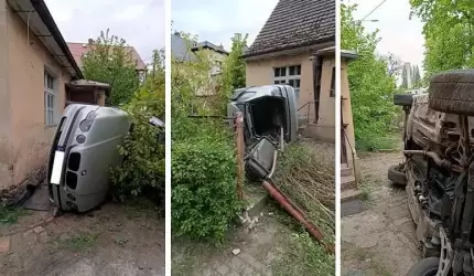 Stracił panowanie nad pojazdem i wjechał w dom!