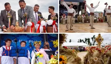 Pełne atrakcji Dożynki Gminne w Ujeździe Górnym [zdjęcia]