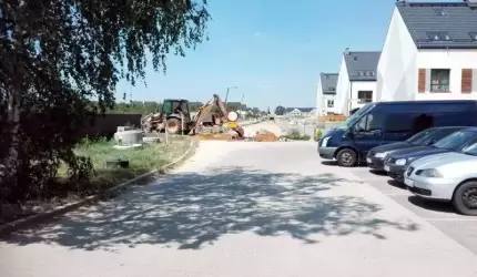 Gmina Miękinia: Przebudowa ul. Pogodnej w toku