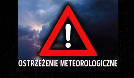 Burze z gradem i silny wiatr!