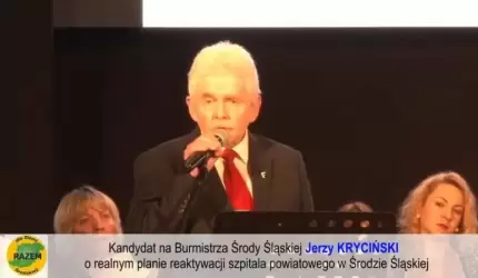 Kandydat na Burmistrza Środy Śląskiej Jerzy KRYCIŃSKI