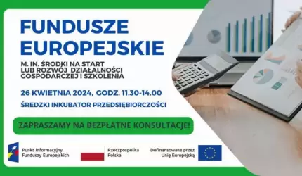 Fundusze Europejskie dla Twojej firmy!