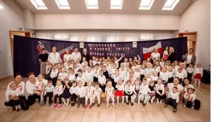 Obchody Święta Niepodległości w Przedszkolu i Żłobku w Szczepanowie