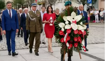 Uroczyste obchody Święta Wojska Polskiego w Środzie Śląskiej