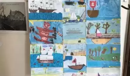 Wystawa prac uczniów w Urzędzie Gminy Malczyce