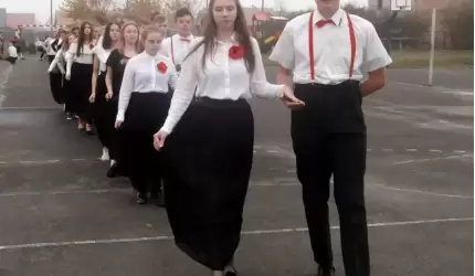 Obchody Święta Niepodległości w szkole w Rakoszycach