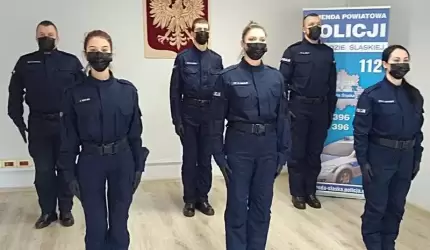 Sześciu nowych funkcjonariuszy zasiliło szeregi średzkiej policji