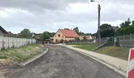Trwa remont ul. Długiej w Szczepanowie