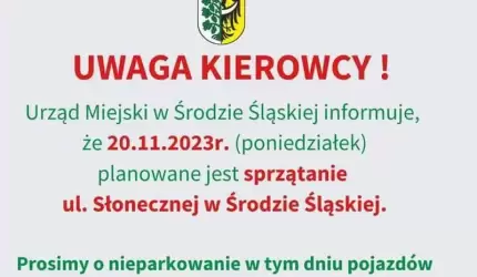 Ważny komunikat dla kierowców