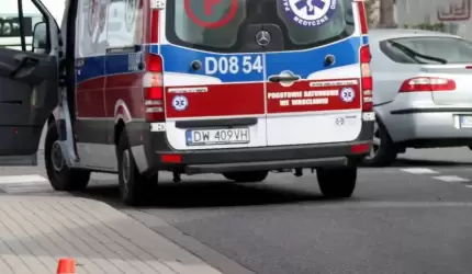 Zderzenie ciężarówek we Wróblowicach. Jeden z kierowców trafił do szpitala