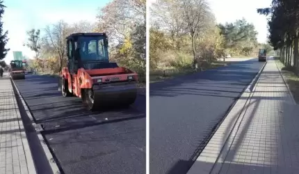 Stan prac na ul. Długiej w Szczepanowie