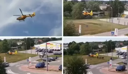 W Środzie Śląskiej doszło do potrącenia 9-latki. Dziewczynkę zabrano do szpitala