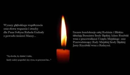 Kondolencje dla Pana Sołtysa Rafaela Gadzały