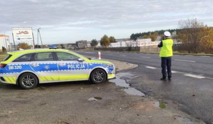 Policyjna akcja „Prędkość” na drogach powiatu średzkiego