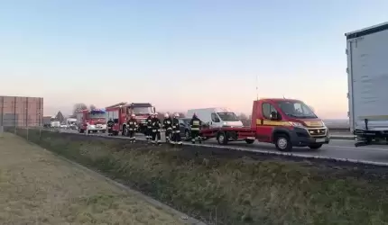 Kolizje, pożar, z pomocą choremu... (z raportu strażaków)