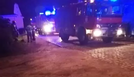 Pożar w budynku mieszkalnym w Piotrowicach